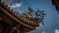 Bo-An Temple Roof Detail Royalty Free Stock Photo