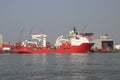 BOA DEEP C Anchor Handling Vessel Registered in Malta in the port of Rotterdam