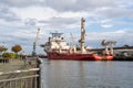 The BOA Sub C Offshore Support Vessel at Port of Sunderland, UK