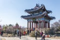 Boai paviliom in full bloom in Plum Blossom Hill