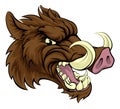 Boar Sports Mascot Royalty Free Stock Photo