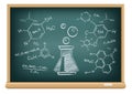 Board chemistry Royalty Free Stock Photo