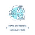 Board of directors concept icon