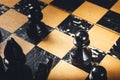 Board game chess. Chess pawn.