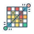 Board game icon Royalty Free Stock Photo