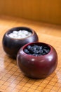 Igo - it`s Chinese board game with black and white stone