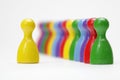 Board game pieces Royalty Free Stock Photo