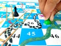 Board game theme image, snake Royalty Free Stock Photo