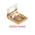 Board Games Concept Royalty Free Stock Photo