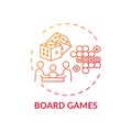 Board games concept icon Royalty Free Stock Photo