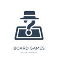 board games with roles icon in trendy design style. board games with roles icon isolated on white background. board games with Royalty Free Stock Photo