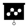 Board Graph vector glyphs icon