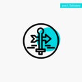 Board, Guide, Map, Map Pointer, Travel turquoise highlight circle point Vector icon