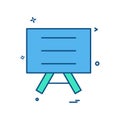 board school icon vector design Royalty Free Stock Photo