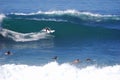 Board surfer at Brooks Street Beach, Laguna Beach, Royalty Free Stock Photo