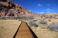 Board walk at red rock canyon