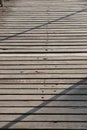 Board walk shadows Royalty Free Stock Photo