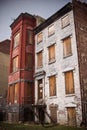 Boarded Up Abandoned Homes