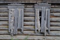 Boarded-up house