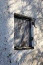 Boarded up window Royalty Free Stock Photo