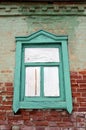 The boarded-up window Royalty Free Stock Photo