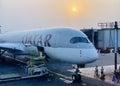 Boarding aircrafts around the Dhaka international airport