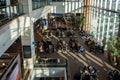 Boarding area and seating inside Venice Marco Polo Airport in Venice, Italy Royalty Free Stock Photo