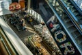 Boarding area and seating inside Venice Marco Polo Airport in Venice, Italy Royalty Free Stock Photo