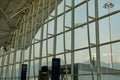 Boarding gate at Hong Kong International Airport