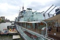Boarding the HMS Belfast
