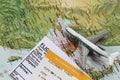 Boarding pass Royalty Free Stock Photo