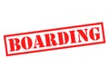 BOARDING Royalty Free Stock Photo