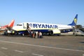 Boarding Ryanair Royalty Free Stock Photo