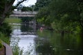 Boardman River in Traverse City at the Grand Traverse Bay, Michigan Royalty Free Stock Photo