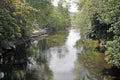 View of Boardman River, Traverse City, Michigan Royalty Free Stock Photo