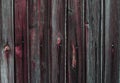 Boards sufrace texture with red paint. Wooden background Royalty Free Stock Photo