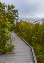 Boardwalk on the Delaware Bay in Bombay Hook