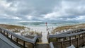 Boardwalk to Henderson State Park beach in Destin, Florida. Royalty Free Stock Photo