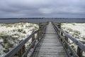 Boardwalk at Gulf Islands National Seashore Royalty Free Stock Photo