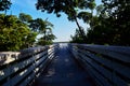 Boardwalk by the lake Royalty Free Stock Photo