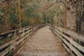 Boardwalk at Lake Lotus Park in Altamonte Springs, Florida Royalty Free Stock Photo