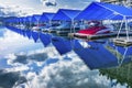 Boardwalk Marina Lake Coeur d`Alene Idaho