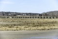 Boardwalk marsh Cape Cod Royalty Free Stock Photo