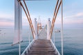 Boardwalk at Morong Beach, Bataan, Philippines Royalty Free Stock Photo