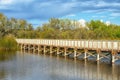 Boardwalk on Oso Flaco Lake Trail, Oceano, California