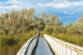 Boardwalk on Oso Flaco Lake Trail in Oceano, California