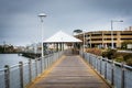 Boardwalk over Lake Holly, in Virginia Beach, Virginia.