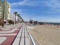 Valdelagrana beach in the municipality of Puerto de Santa Maria, in the province of Cadiz, Andalusia, Spain.