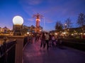 Boardwalk at Paradise Pier at Disney Royalty Free Stock Photo