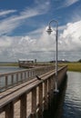 Boardwalk at Shem Creek Royalty Free Stock Photo